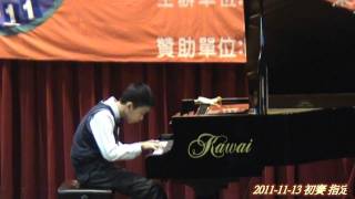 20111113河合鋼琴初賽Kabalevsky Toccatina Op27 No12  小觸技曲 [upl. by Martyn]