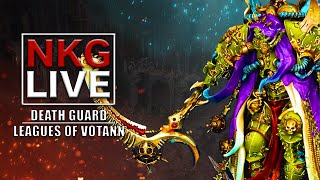 Death Guard vs Leagues of Votann  Warhammer 40K Battle Report  NKG Live [upl. by Velma]