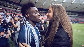 Alphonso Davies y Jordyn Huitema la historia de amor de la mejor pareja del fútbol  Oh My Goal [upl. by Hephzibah831]