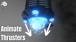 How to animate Thrusters in Blender [upl. by Ailemrac933]