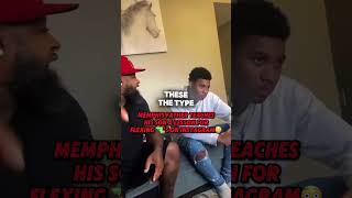 Father Teaches Son Lesson after flexing 🔫’s on Instagram memphis lesson [upl. by Esinert30]