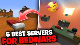 5 BEST MINECRAFT SERVERS FOR BEDWARS IN 2023 1080P HD [upl. by Hayward]