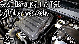 Seat Ibiza KJ 10 TSI  Luftfilter wechseln  Inspektion 2  Air Filter replacement [upl. by Ike]