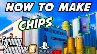 How To Make Chips On Console  Ravensberg  Farming Simulator 19 [upl. by Nywra]