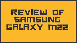 review of samsung galaxy m22 [upl. by Irrok31]