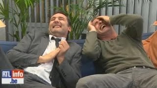 ÉNORME FOU RIRE DE JEAN DUJARDIN ET GILLES LELLOUCHE HD [upl. by Margi888]