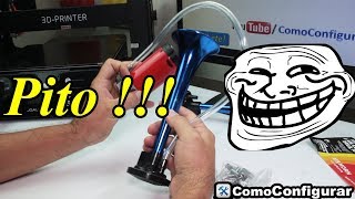 Pito mas Fuerte para tu Moto o Carro  Pitos Cornetas para Moto [upl. by Refannej895]