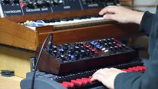 Part1 Behringer Model D vs minimoog Model D 1972 [upl. by Orecic199]