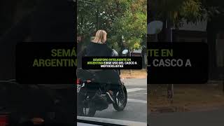 Semáforo Inteligente en Argentina Exige Uso del Casco a Motociclistas fly semaforo argentina [upl. by Solram676]