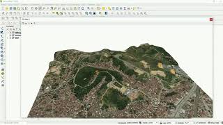 Visualização de Mapas em 3D no QGIS 3 [upl. by Aihsened]