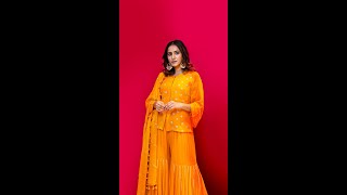 Stylish Mustard Yellow Dress For Your Friends Haldi Function [upl. by Nho]