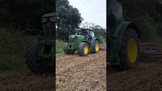 😈😈John Deere 6210R Spartenrollegge farming johndeere [upl. by Baelbeer761]