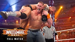 FULL MATCH — Batista vs John Cena — WWE Title Match WrestleMania XXVI [upl. by Ellemac766]