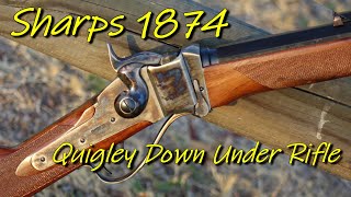 Sharps 1874 Quigley Down Under Rifle by Pedersoli [upl. by Anilef952]