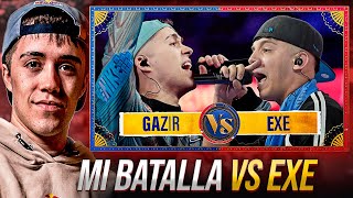 GAZIR reacciona a SU BATALLA vs EXE en RED BULL INTERNACIONAL [upl. by Zetrauq]