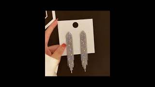 Fashion  New Earrings  New Collections For Girls  New Year Designs 2024 [upl. by Thebault]