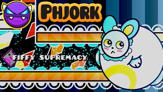 Phjork by Cerufiffy Free Demon 😀 fifsqueak Geometry Dash 211 [upl. by Zerimar]