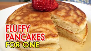 How to Make Delicious Pancakes for One [upl. by Ob]