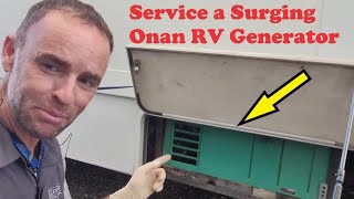 Onan 4000 watt RV generator Repairs Service and Common Problems [upl. by Lorn]