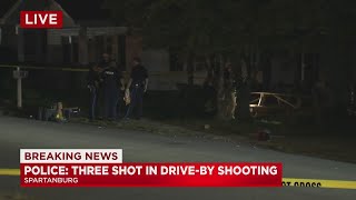 3 men shot in Spartanburg on Palisade Street [upl. by Surbeck]