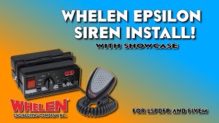 Whelen Epsilon Siren  Install and Showcase  LSPDFR and FiveM  2023  lspdfr  gtav  fivem [upl. by Ahseal]