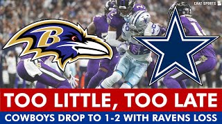 Cowboys INSTANT Reaction amp News After 2825 LOSS vs Ravens Comeback Falls Short  Defense Issues [upl. by Hoagland]