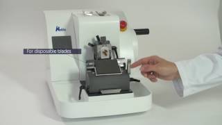 Rotary microtome semiautomatic [upl. by Esau910]