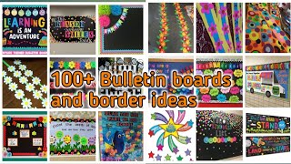 Display board ideas  Bulletin boards border ideas  Soft boards decorations [upl. by Patrizia]