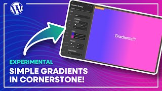 Gradient Element for the Cornerstone Builder [upl. by Ilime]