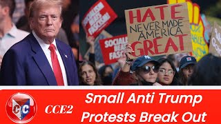 Anti Trump Protests Arise In Numerous Blue Cities [upl. by Lednek436]