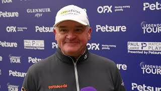 Paul Lawrie Day 1 Interview From Hanbury Manor [upl. by Bernardo]