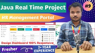 HR Management Portal  Lecture 9  Design Dashboard of HMP in Spring Boot  CS Final Year Project [upl. by Ardnaed]