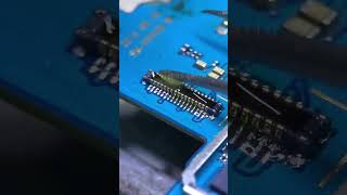 Mobile motherboard connector repair ytshorts shortvideo mobilerepairing [upl. by Jeff]