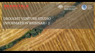 Second DVS Information Webinar Recording Drought Venture Studio [upl. by Annaohj10]