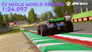 F1 24  F2 IMOLA WORLD RECORD  Setup  124097  KARL24 [upl. by Nahtannhoj]