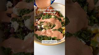 This creamy high protein bean salad is SO ADDICTIVE [upl. by Hekker]