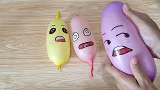 Balloon Slime Compilation  Making Slime With Balloons Tutorial  Balloon Popping 102 [upl. by Grew]