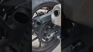 How to maintain and clean your Triumph Speed 400 and Scrambler 400X Chain triumphscrambler biker [upl. by Annayak]