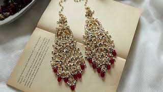 Rahi Polki Earrings [upl. by Thury]