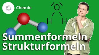 Summenformeln und Strukturformeln Wann verwendest du welche – Chemie  Duden Learnattack [upl. by Gabbey]