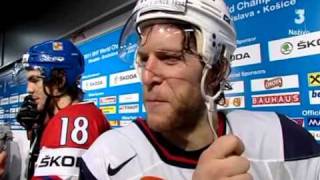 Paul Stastny after loss against Czech 14finals [upl. by Pollyanna]