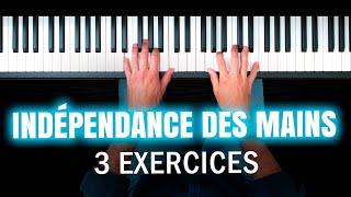 INDÉPENDANCE des Mains  3 exercices INDISPENSABLES pour l’acquérir 🤲🏻 [upl. by Hartnett]