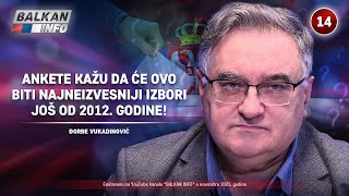 INTERVJU Đorđe Vukadinović  Ankete kažu da će ovo biti najneizvesniji izbori od 2012 16112023 [upl. by Seften]