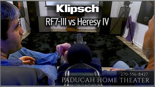 Klipsch  Heritage Vs Reference  RF7III VS Heresy IV [upl. by Wenn]