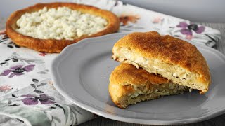 Τηγανόψωμο  Τυρόψωμο  Tiganopsomo fried bread  Greek Cooking by Katerina [upl. by Turoff185]