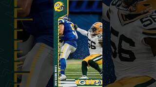 Edgerrin Cooper Gets His First NFL Career Sack  Packers vs Rams [upl. by Geibel263]