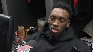 Nassir Little quotI love playing basketballquot  Portland Trail Blazers  Mar 26 2023 [upl. by Ecilahs]