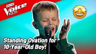 VIRAL SENSATION Bjarne Impresses Everyone on The Voice Kids 2024 😮 [upl. by Ahsimac]