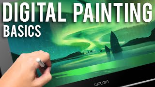 Digital Painting Basics  Simple Forms to Complex Paintings [upl. by Libyc236]