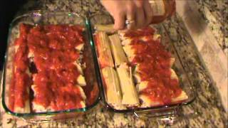 Cheese and Sausage Manicotti [upl. by Esiralc]